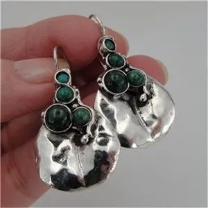 Hadar Designers Handmade Drop 925 Sterling Silver Eilat Earrings (H 2163/2663)