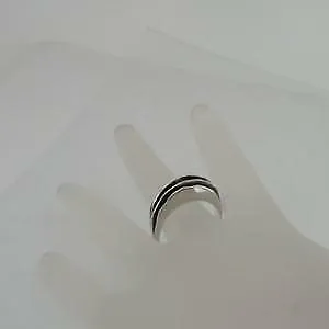 Hadar Designers Handmade Sterling Silver Ring size 6.5, 7, 7.5, 8, 8.5 (H) LAST