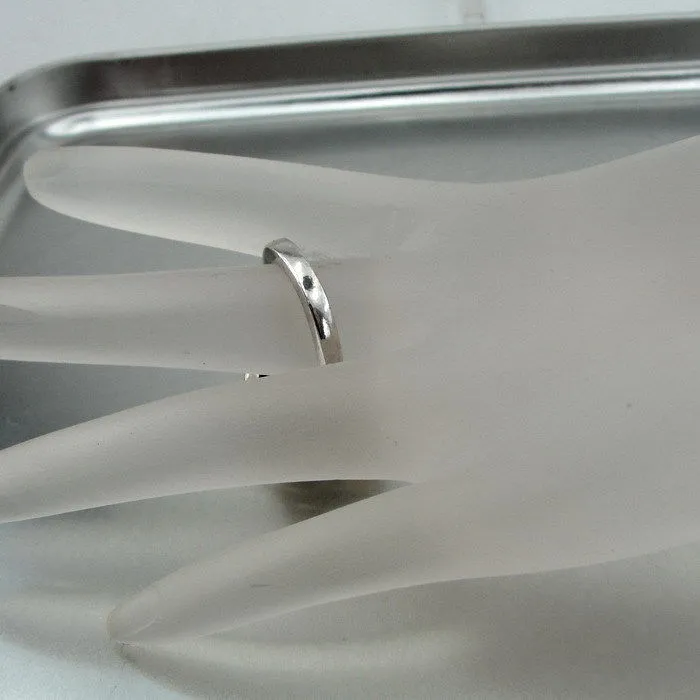 Hadar Designers Handmade Sterling Silver Smoky Q. Ring size 6.5, 7 (H) SALE