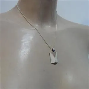 Hadar Designers Modern Handmade 9k Rose Gold Sterling Silver Pendant (SP)Last