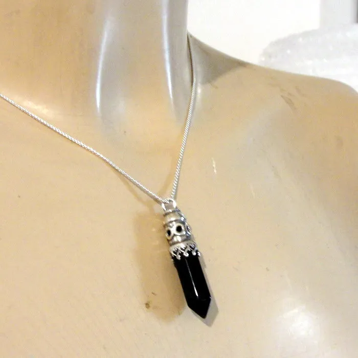 Hadar Designers Onyx Stone Pendant Artist 925 Sterling Silver Handmade (H) last