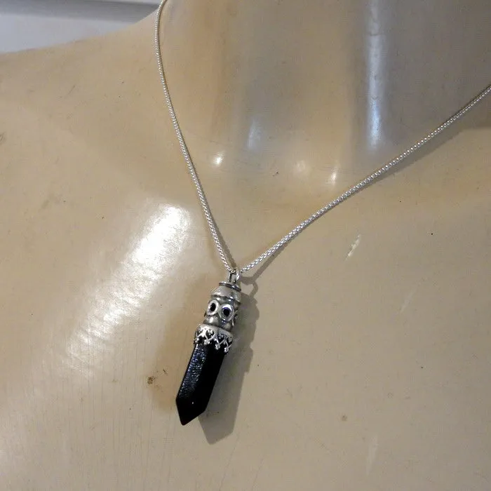 Hadar Designers Onyx Stone Pendant Artist 925 Sterling Silver Handmade (H) last