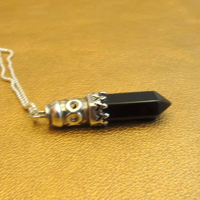 Hadar Designers Onyx Stone Pendant Artist 925 Sterling Silver Handmade (H) last