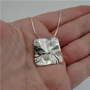 Hadar Designers White Zircon Earrings "Wild" Handmade Art 925 Sterling Silver (y