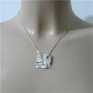 Hadar Designers White Zircon Earrings "Wild" Handmade Art 925 Sterling Silver (y