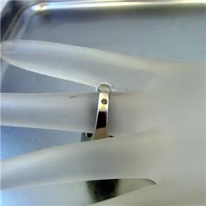 Hadar Designers Zircon Ring sz 6,7,8,9, Handmade 9k Yellow Gold 925 Silver (I)6y
