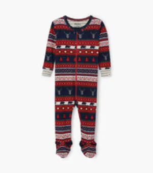 Hatley Fair Isle Stag 0-3m