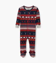 Hatley Fair Isle Stag 0-3m