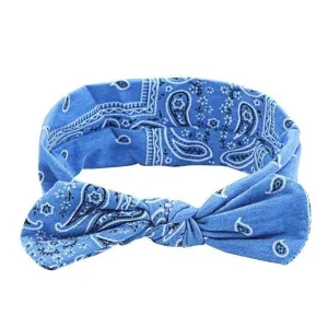 Hellblau Bandana Stirnband