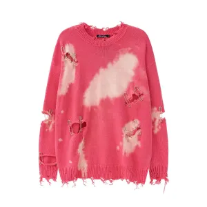 High Street Tie-dye Pins Sweater