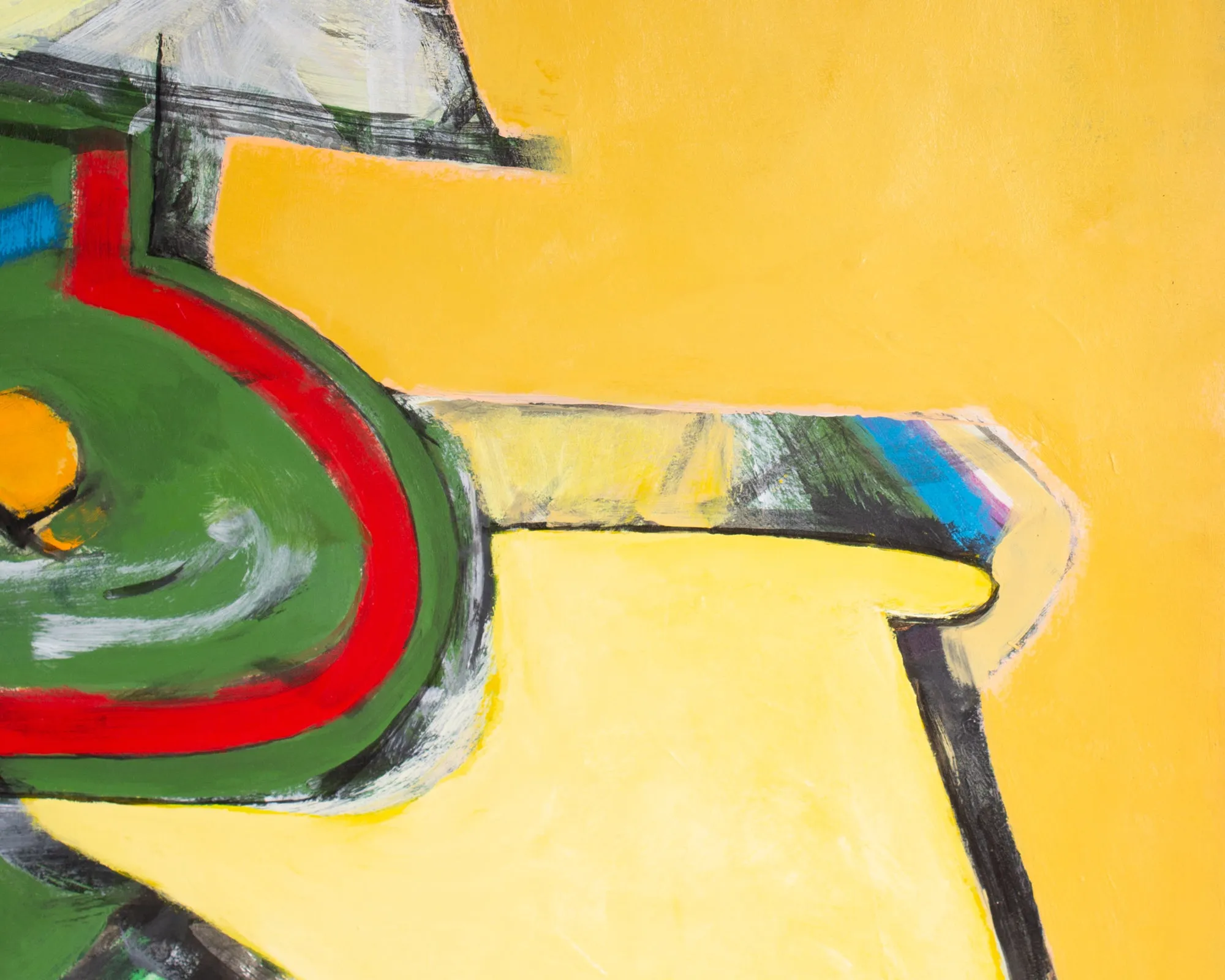 James L. Bruch Abstract Acrylic and Watercolor on Paper Painting