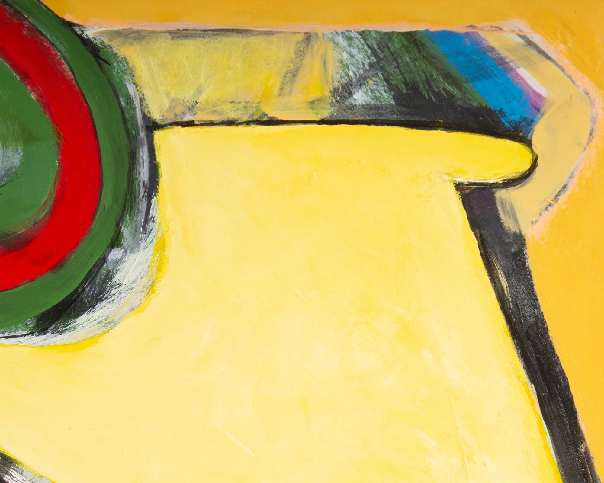 James L. Bruch Abstract Acrylic and Watercolor on Paper Painting