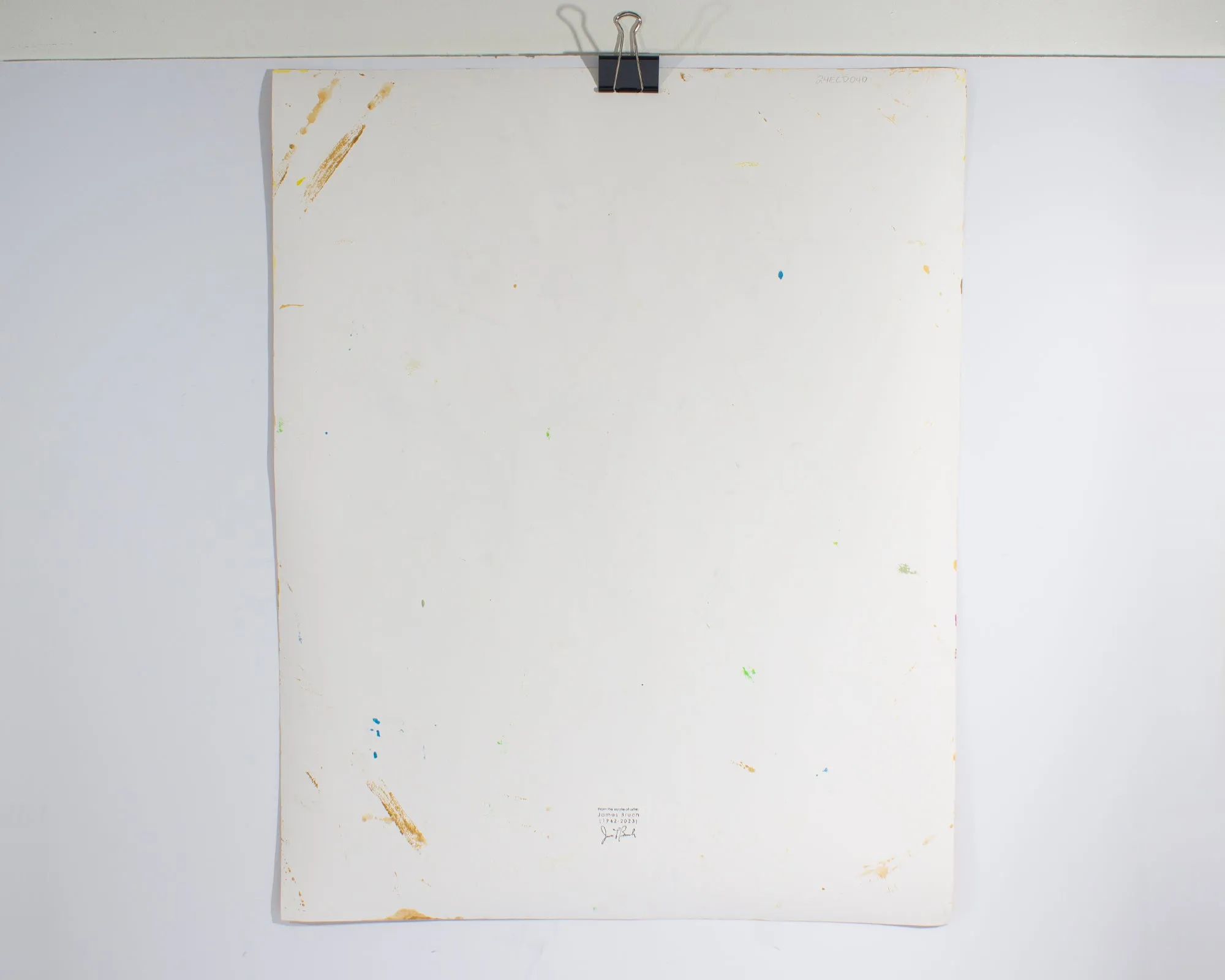 James L. Bruch Abstract Acrylic and Watercolor on Paper Painting