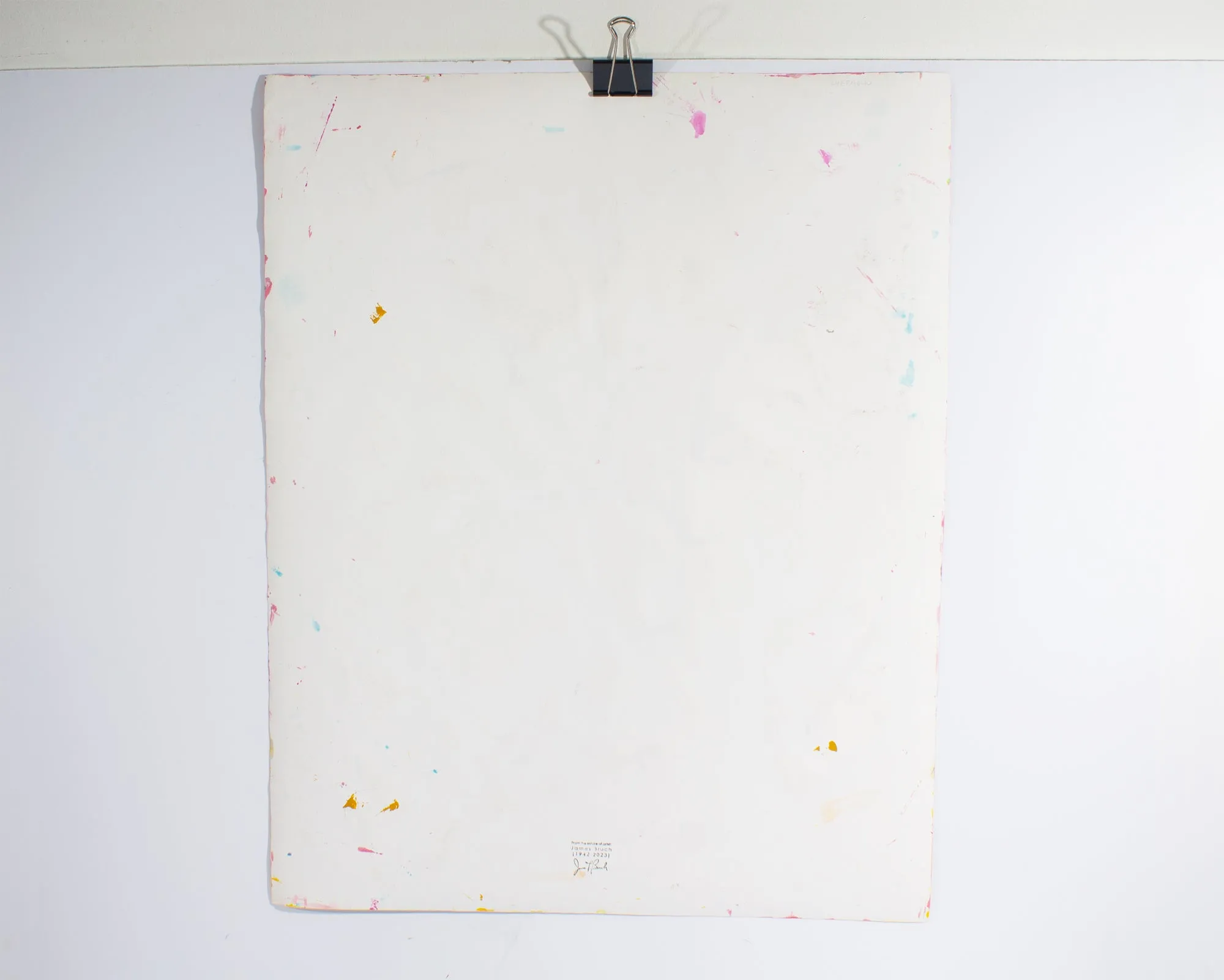 James L. Bruch Abstract Acrylic and Watercolor on Paper Painting