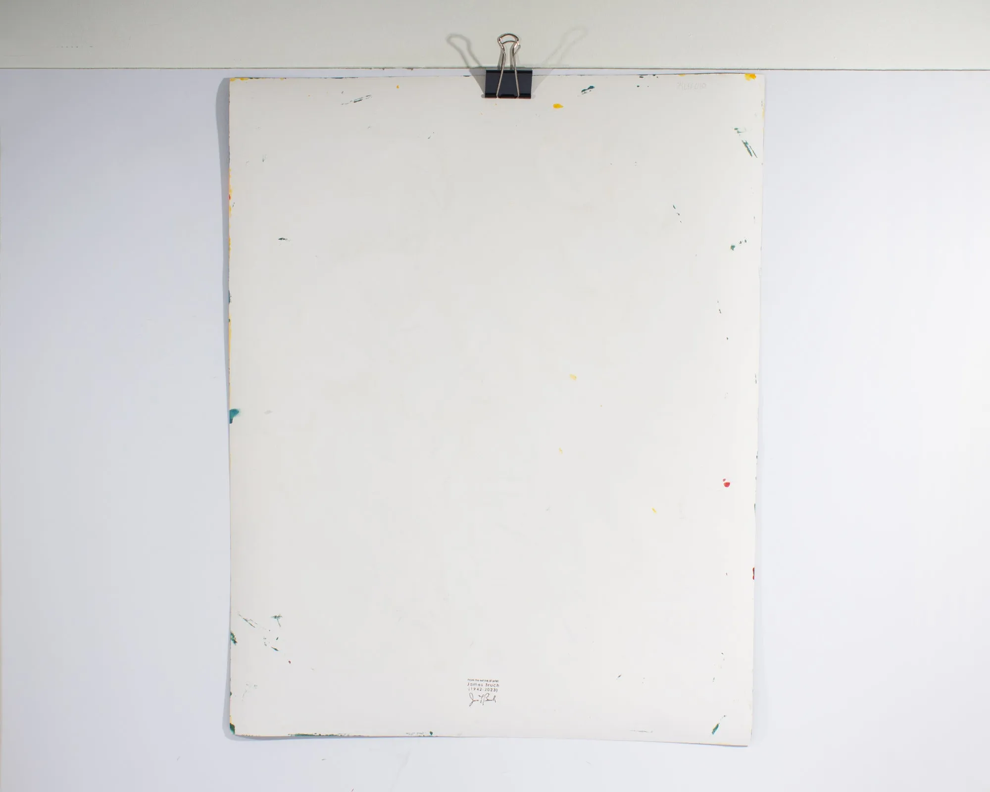 James L. Bruch Abstract Acrylic and Watercolor on Paper Painting