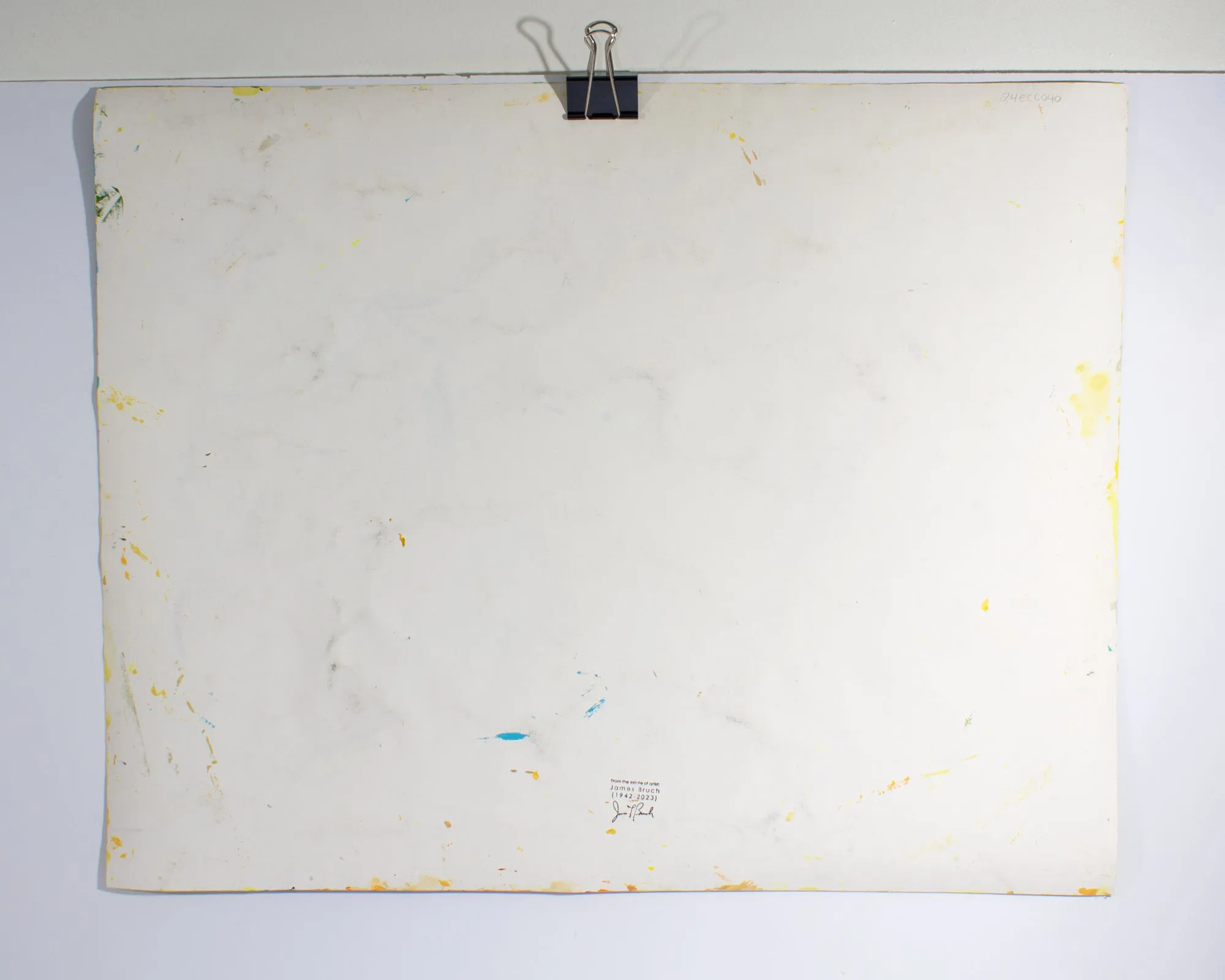 James L. Bruch Abstract Acrylic on Paper Painting