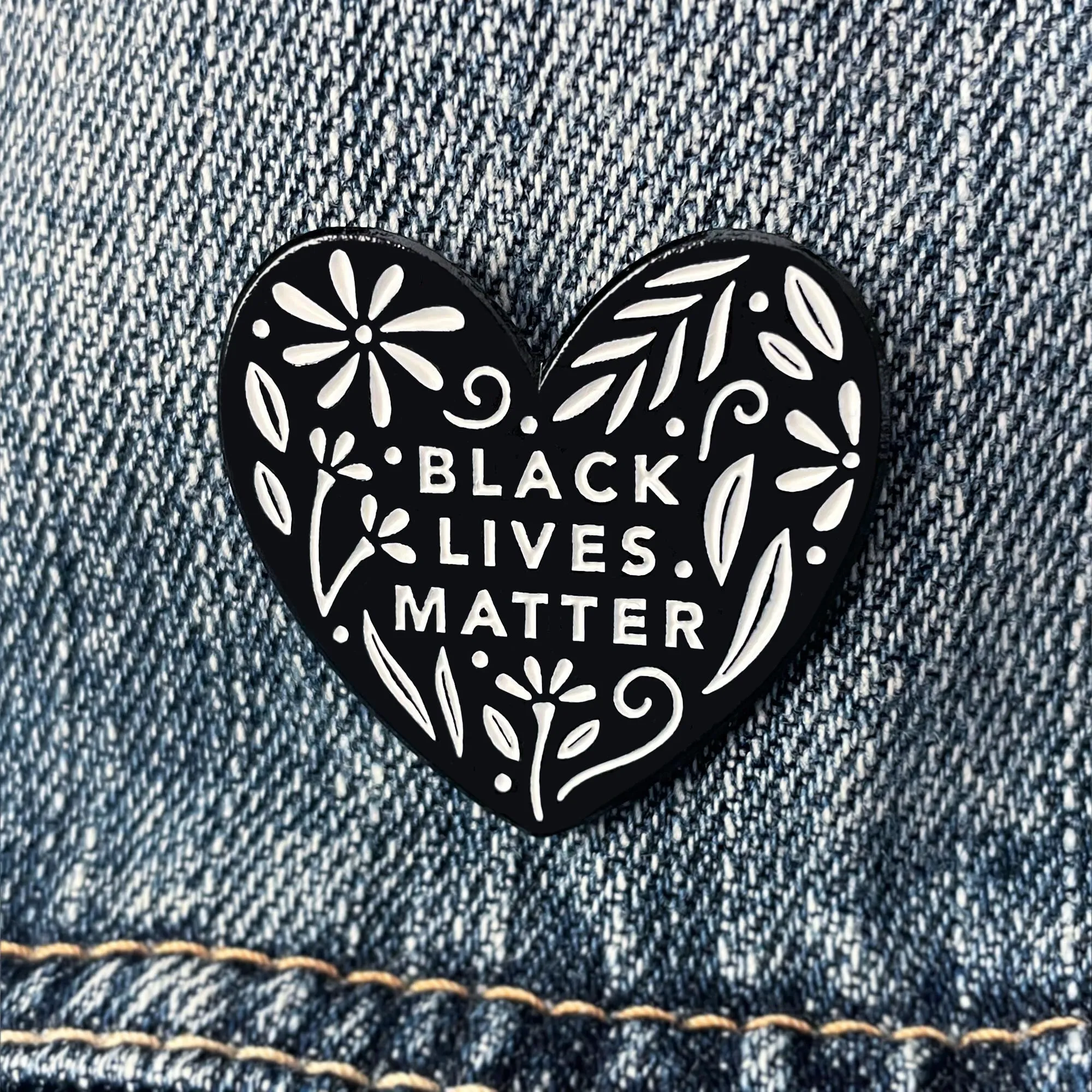 Kela Designs: Black Lives Matter Enamel Pin