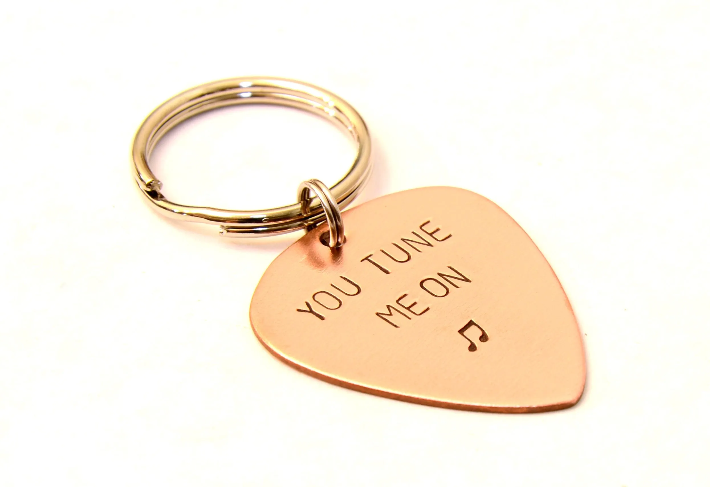 Keychain in Copper for 7th Anniversaries