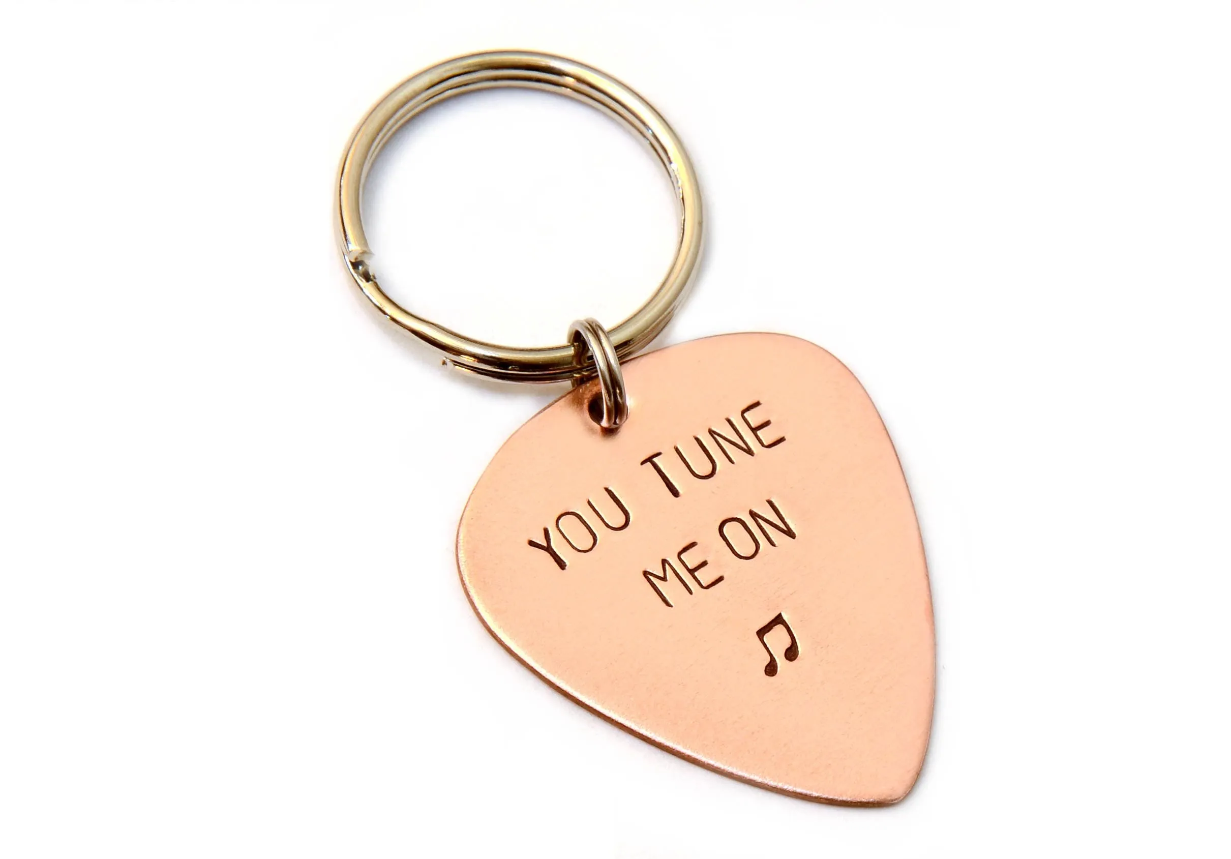 Keychain in Copper for 7th Anniversaries
