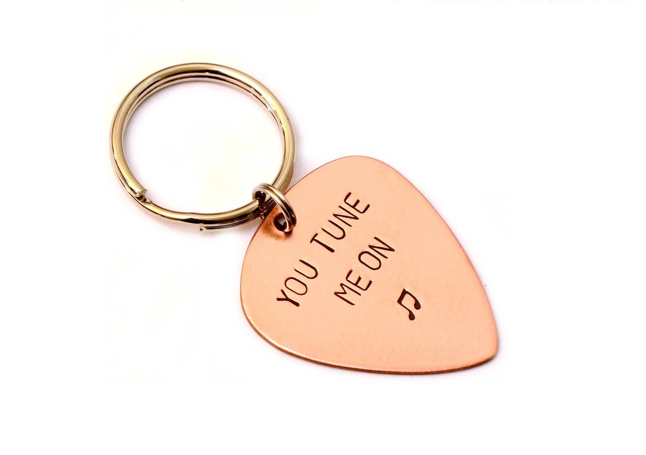 Keychain in Copper for 7th Anniversaries