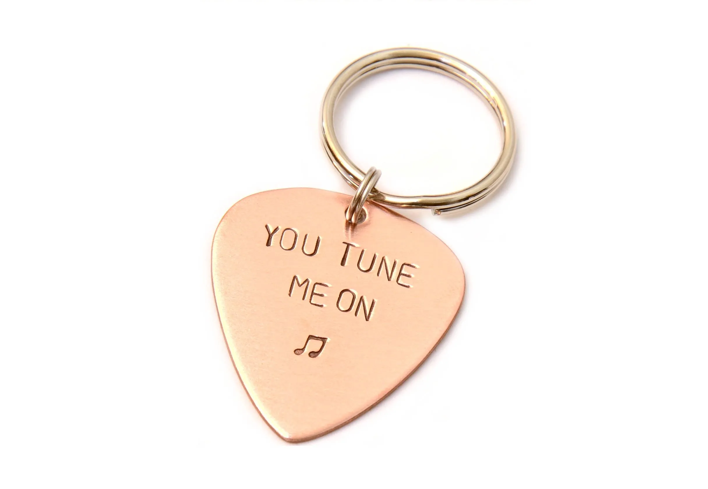 Keychain in Copper for 7th Anniversaries