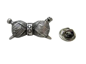 Knitting Yarn Lapel Pin