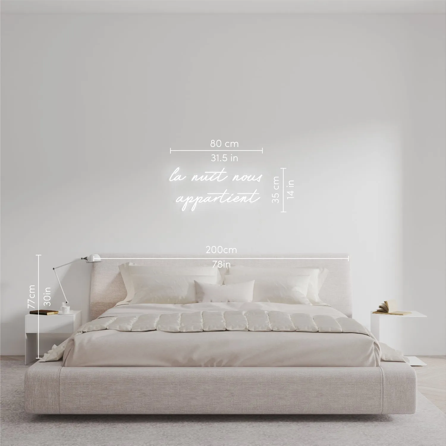 La nuit nous appartient by Melissa - LED Neon Sign