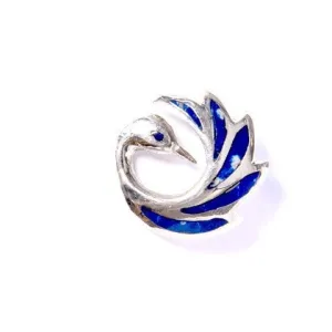 Lapis Lazuli Illimany Brooch | Artisan Handcrafted Jewelry | Made in Chile