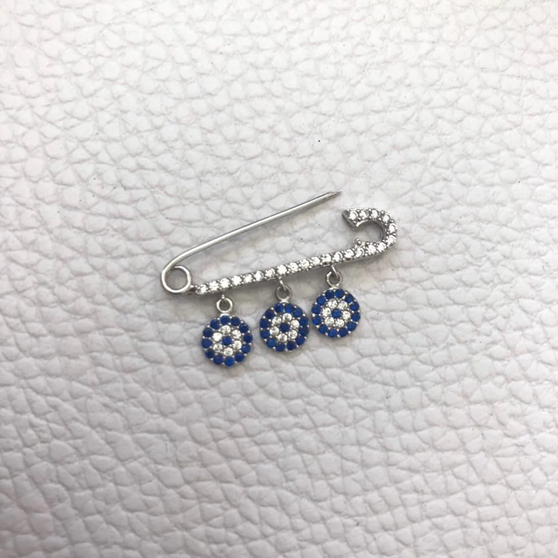 Large CZ Evil Eye Pins