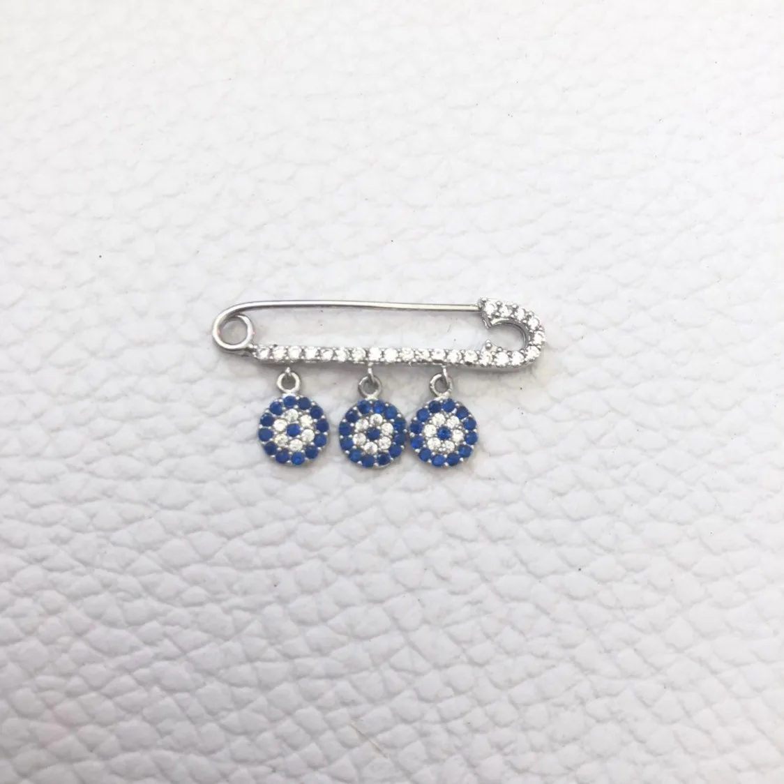 Large CZ Evil Eye Pins