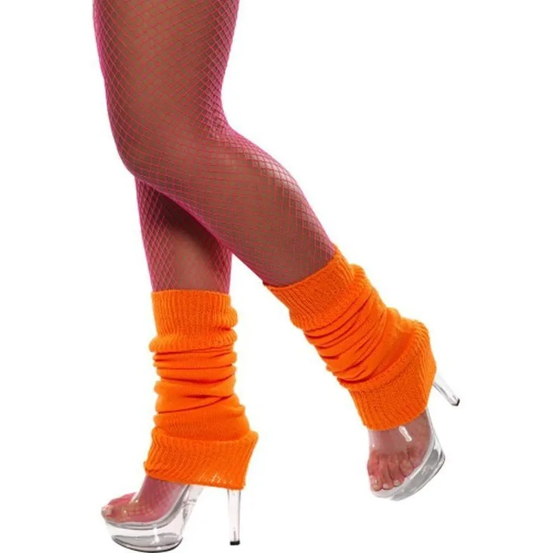 Legwarmers - Orange Neon