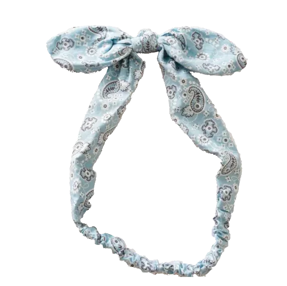 Light Blue Bandana Haarband