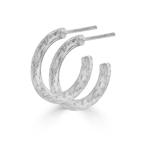 Lightweight Chunky Hammered Hoops