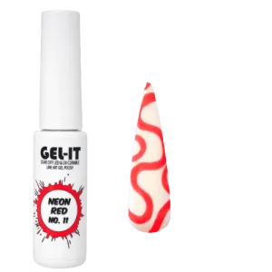 Line Art Gel 7ml - Neon Red