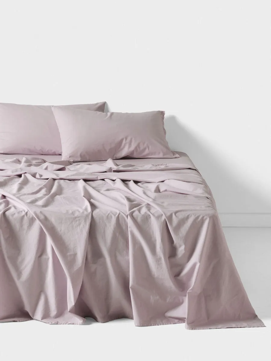 LINEN HOUSE MARION LAVENDER SHEET SET