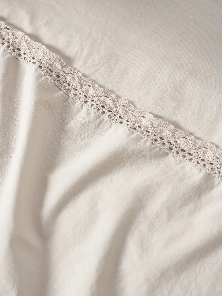 LINEN HOUSE MARION NATURAL SHEET SET