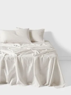 LINEN HOUSE MARION WHITE SHEET SET