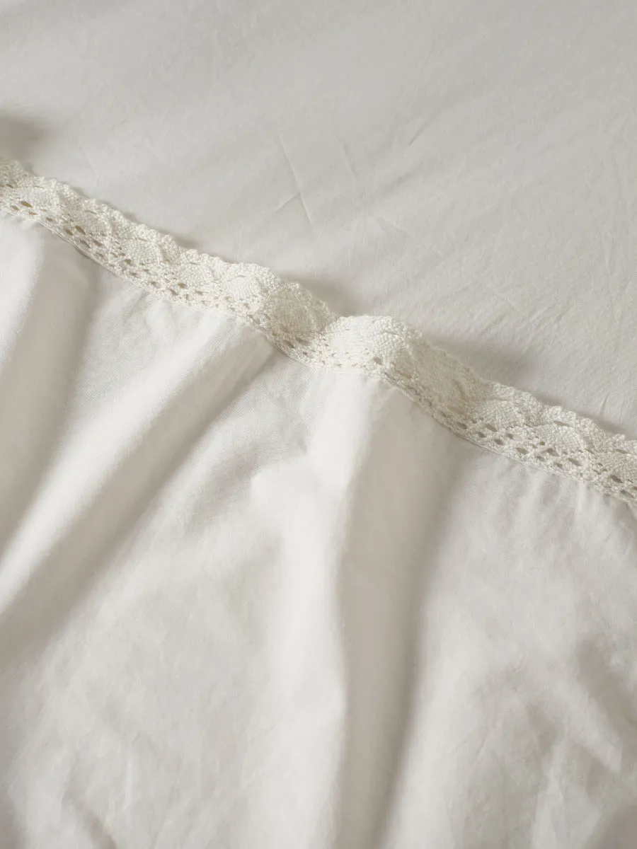 LINEN HOUSE MARION WHITE SHEET SET