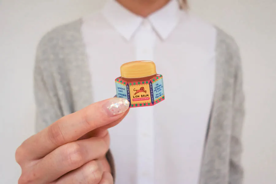 Lion Balm {LOVE SUPERMARKET Pins}