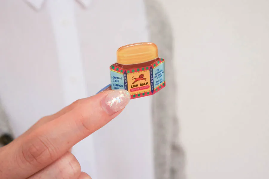 Lion Balm {LOVE SUPERMARKET Pins}