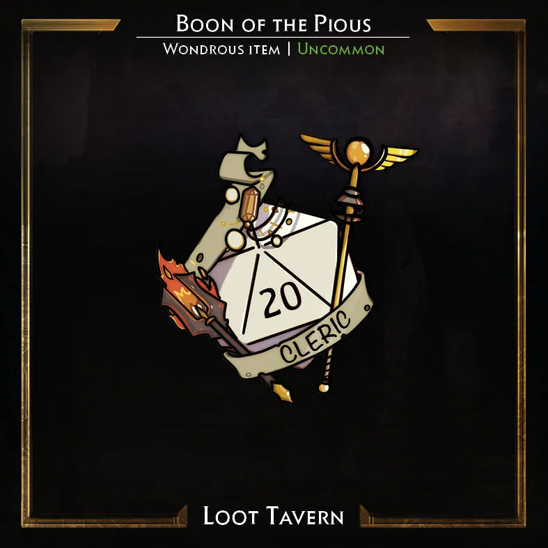 Loot Tavern D&D D20 Class Enamel Pins
