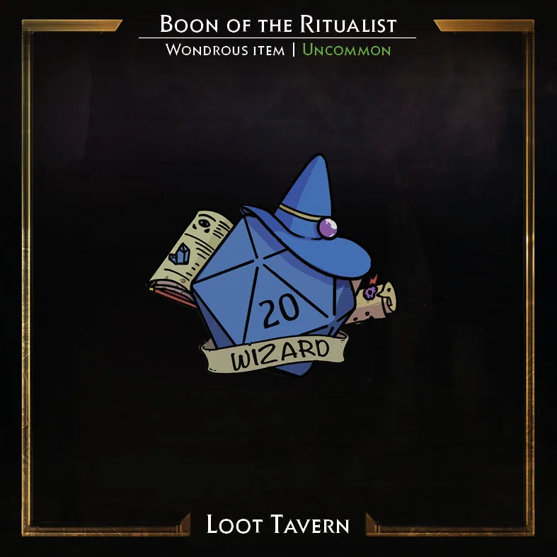 Loot Tavern D&D D20 Class Enamel Pins