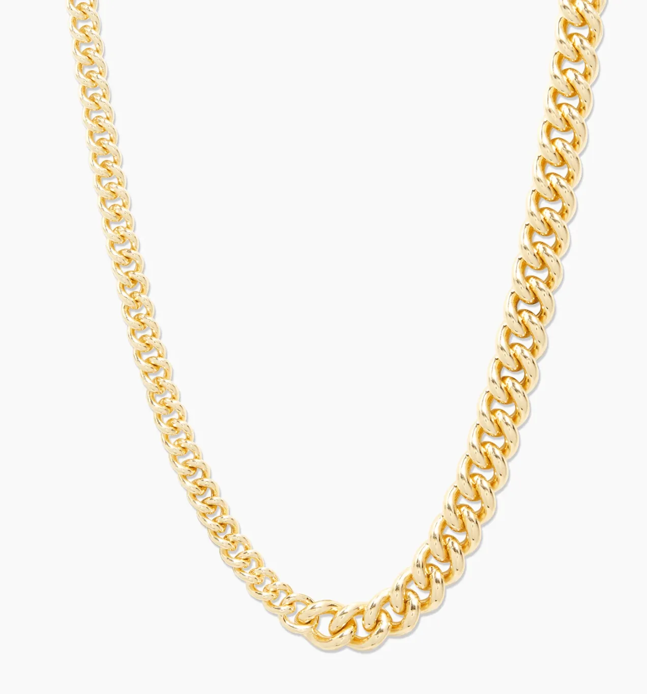 Lou Link Asymmetrical Necklace by Gorjana | Gold