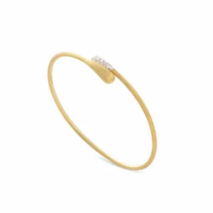 Marco Bicego Yellow Gold and Diamond Lucia Bangle