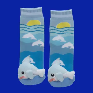 Messy Moose Dolphin Sock