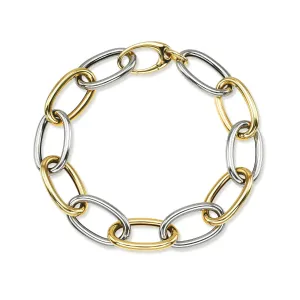 Mixed Metals Jumbo Link Bracelet
