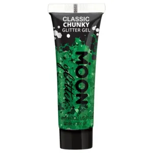 Moon Glitter Classic Chunky Glitter Gel, Green