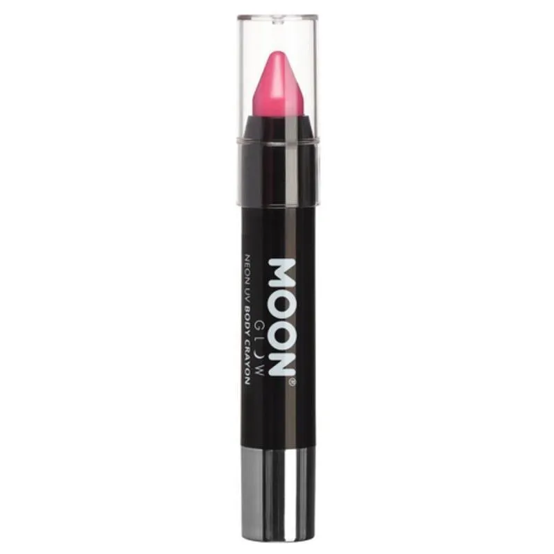 Moon Glow Intense Neon Uv Body Crayons, Hot Pink