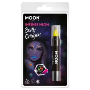 Moon Glow Intense Neon Uv Body Crayons, Yellow