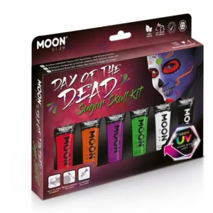 Moon Glow Intense Neon Uv Face Paint, Sugar Skulls Boxset